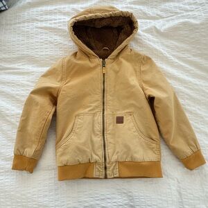 London Fog Supply Boys Jacket, Insulated Canvas and Faux Fur, Size Small (8)